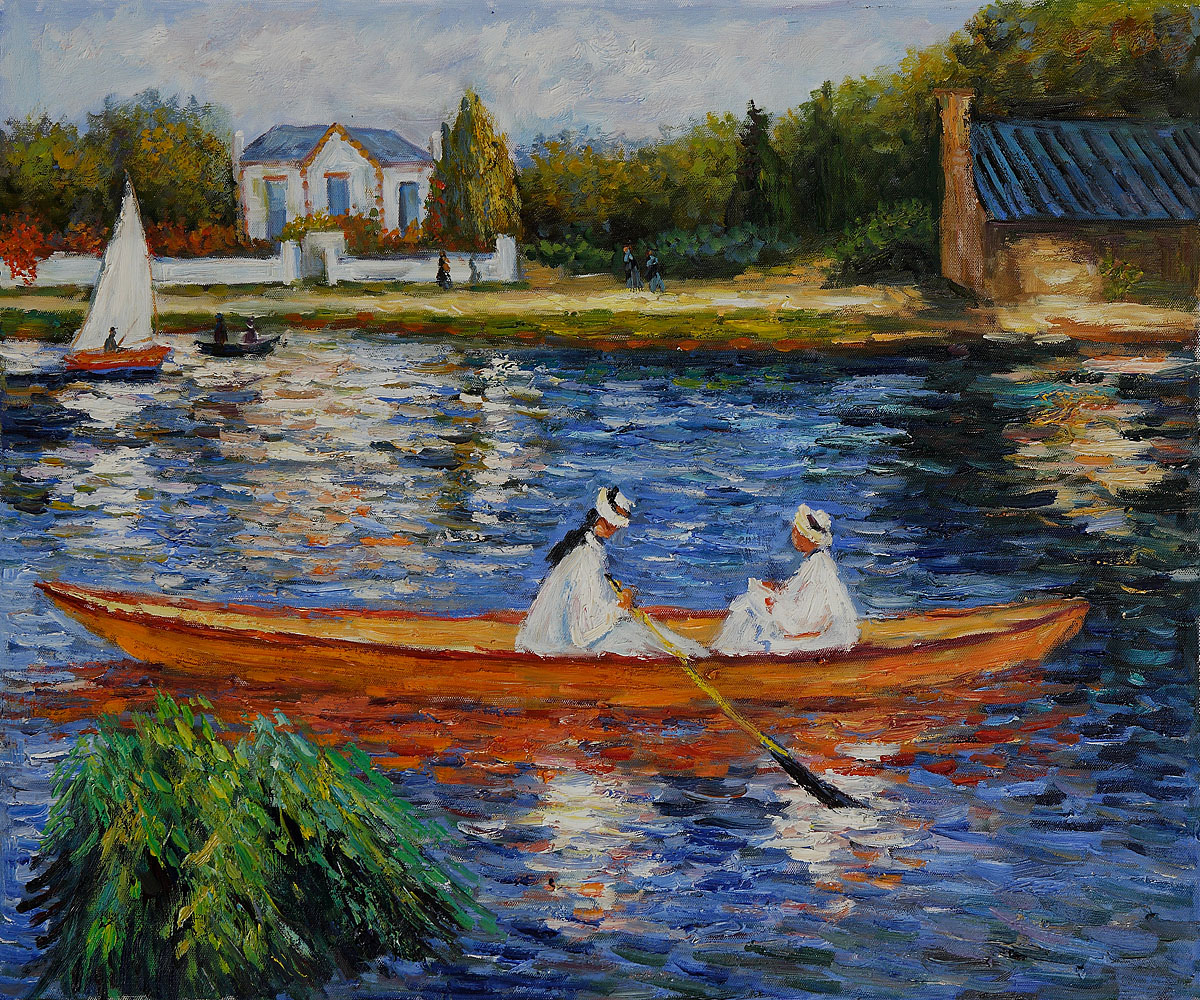 Boating on the Seine by Pierre Auguste Renoir - Click Image to Close